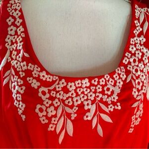 Antonio Melani Embroidered Dress